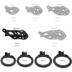 Generique Cage de chasteté Solid Naja 8.5 x 3.7cm